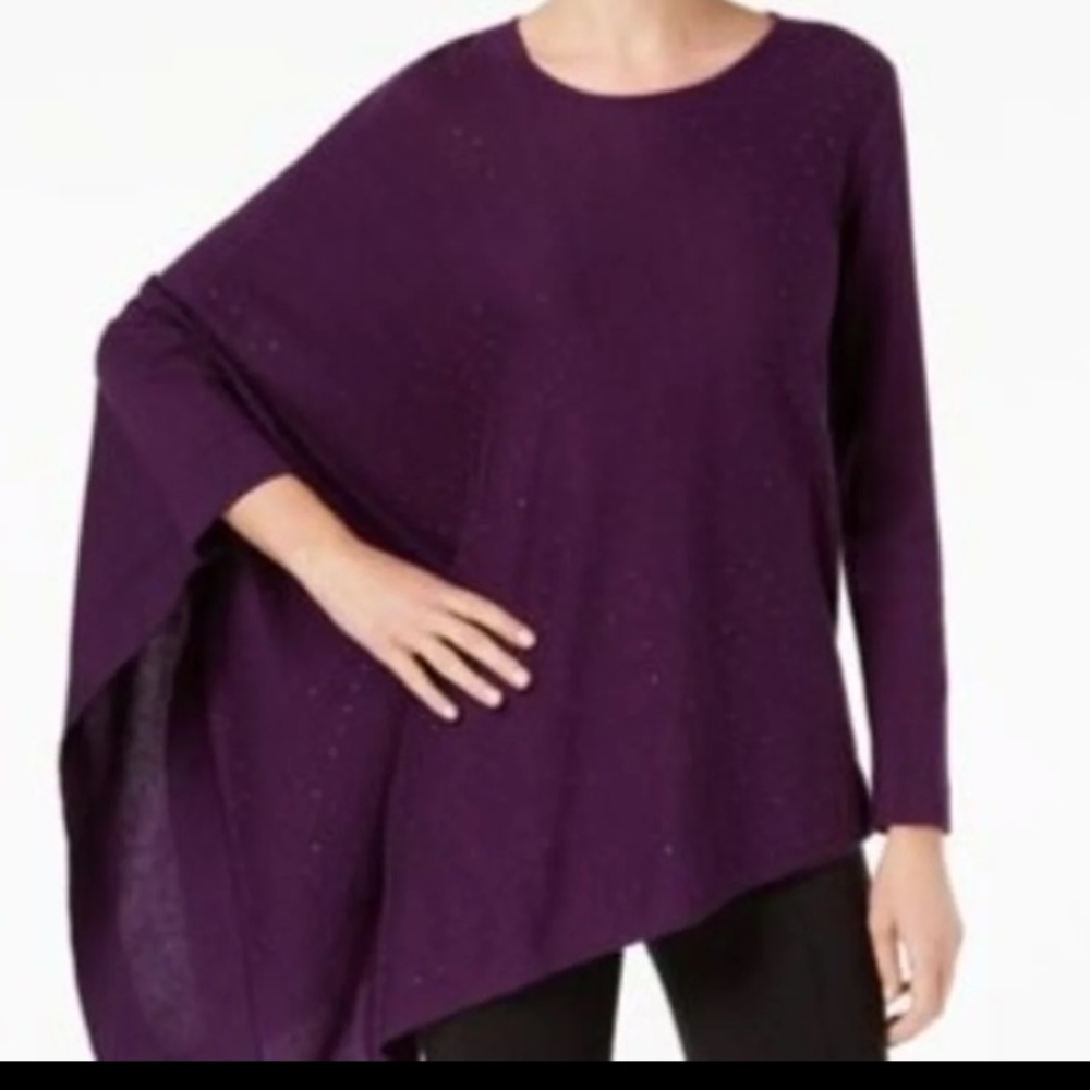 Ann Klein Asymmetrical Sweater / Poncho.